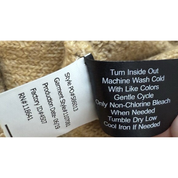 Lane Bryant Women’s 18/20 Plus Open Front Longline Cardigan Sweater Tan Duster - Picture 7 of 8